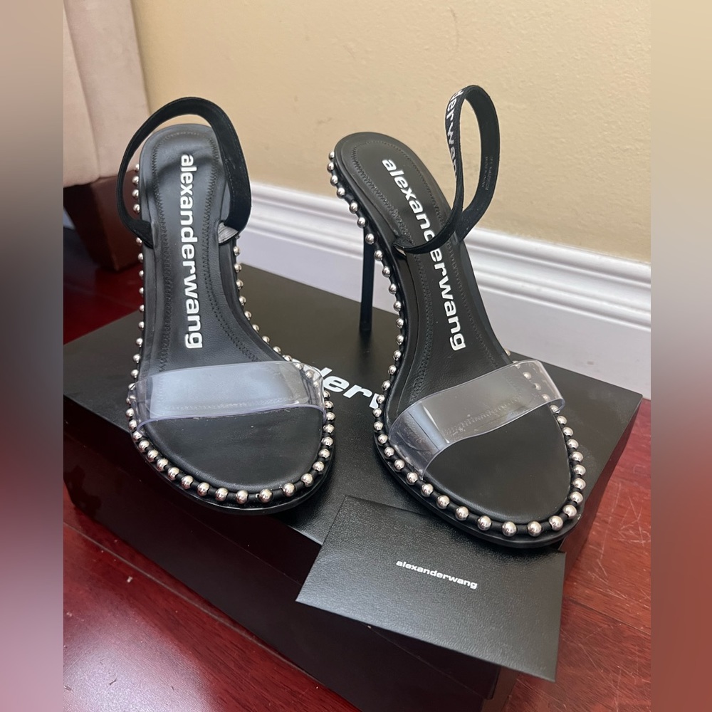 ALEXANDER WANG 
Women's Nova Slingback High Heel Sandals